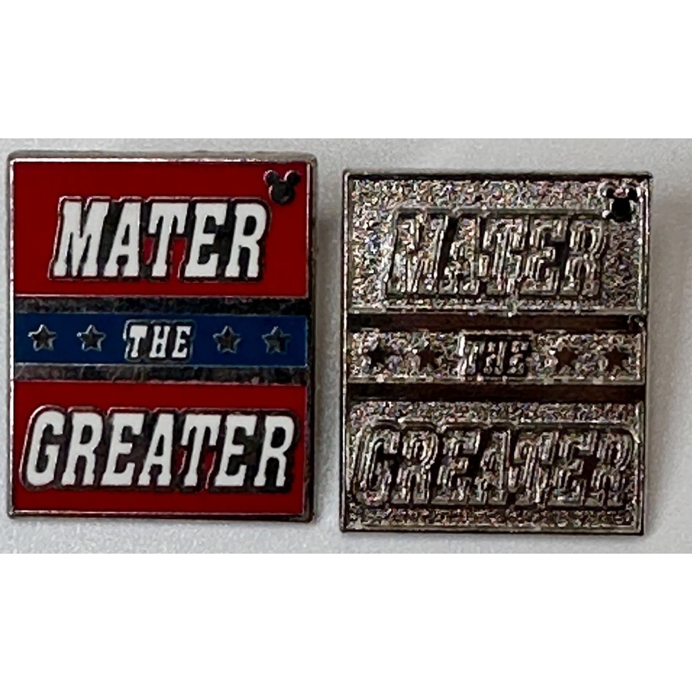 Disney Pixar Hidden Mickey Pin CARS MATER THE GREATER Plus Silver CHASER 2014